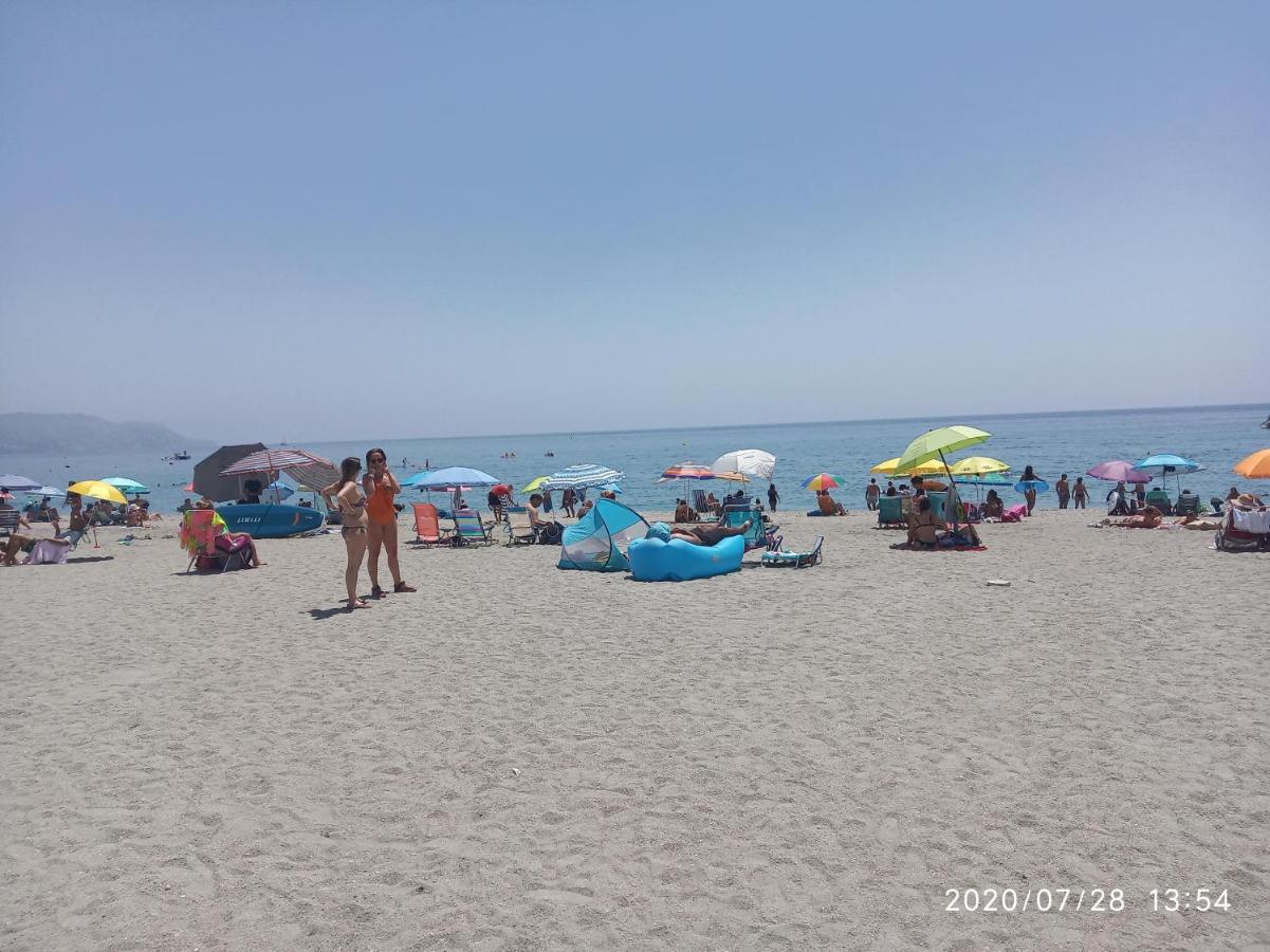 Nerja 1ª Linea De Playa De Burriana , Terraza Grande Al Mar Apartment Екстериор снимка